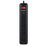 Monster Just Power It Up 4FT 6-OUTLET Surge Protector 1080J Black. Fixed Price $40.18.