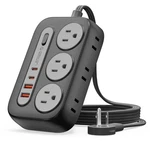 Orico Surge Protector Power Strip, PD20W Multiple Outlets 5FT, Black. Fixed Price $12.03.