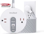 10 Ft Flat Plug Extension Cord With Usb - Power Strip Surge Protector 2. Fixed Price $19.99.