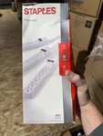Lot Of 3 Used Staples 6-OUTLET Power Strip W/ 6' Cord 17651. Fixed Price $13.70.