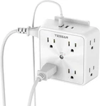 Surge Protector 8 Outlet Extender, Multi Splitter With 3 Usb Wall Charge. Fixed Price $31.95.