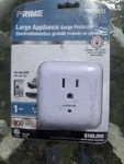 Prime PB822105 Surge Protector 0615221 900J Outlet 125V 15A. Fixed Price $15.00.