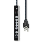 Oskos PD20W Usb-c Charger, Two Ports (1A1C), 6 Outlets Power Strip Black. Fixed Price $28.83.