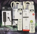 2 Ft Surge Protector 450 Joules Power Strip & Jasco Mini Cord Lot Of 3. Fixed Price $23.99.