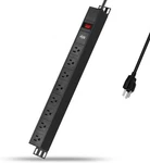 Kmc 8-OUTLET Metal Power Strip Surge Protector, Rack Mount Pdu, Black. Fixed Price $40.90.