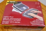 Fellowes Laptop Riser, Stand - 17" Screen Support, Silver& Black New. Fixed Price $18.00.