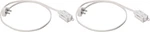 Extension Cord With Multiple Outlets, 3 Ft 2-PRONG Indoor Power Strip, Flat Plug. Fixed Price $10.55.