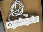 Ijoy Twyster Surge Protector Power Strip 4 Outlets Dual Usb 1200J White. Fixed Price $8.00.
