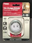 Prime Hour Indoor Timer TNI24111 Mechanical Plug Energy Saving New. Fixed Price $9.99.