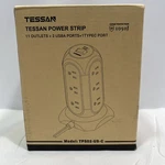 Tessan Power Strip, 11 Outlets + Usba Ports Type #TPS02-US-C New. Fixed Price $18.39.