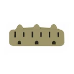 Gogreen Power (GG-13000TT) 3-OUTLET Tri-tap Adapter, Wall Tan. Fixed Price $22.99.
