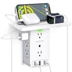 Shelf - Wall Charger Surge Protector With 8 Ac And 3 Usb Ports. Fixed Price $29.99.