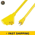 Hyper Tough 2FT Heavy Duty Adapter Extension Cord 15 Amps Yellow. Fixed Price $29.99.