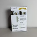 Sleek Socket Original & Patented Ultra-thin Outlet 3 Ft Dual Cords, White. Fixed Price $25.63.