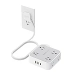 Tessan Surge Protector Power Strip, 5 Ft Flat Plug, 8 Outlets, 3 Usb Ports. Fixed Price $43.69.