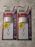 New Qty 2 Power Sentry Wallplate Surge Protector 530 Joules. Fixed Price $10.99.
