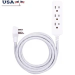 Extension Cord With Surge Protection 250J, White/gray 8FT 38433. Fixed Price $22.51.
