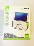 New Belkin Surgeplus Protector Wall Mount Phone Cradle Shelf Usb 3 Outlets. Fixed Price $13.75.