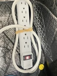 Used W/ Writing Staples 6-OUTLET Feet Extension Cord Power Strip 15A 1875W(S10. Fixed Price $11.99.