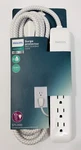 Philips Home Power Elite 6-OUTLET Surge Protector With 10FT Extension Cord White. Fixed Price $15.00.