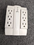 Globe Electric 77320 6 Outlet Swivel Surge Protector Wall Grounded Power Strip. Fixed Price $9.95.