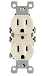 (qty. 10) Leviton 05320-TCP Grounding Duplex Receptacle, 15A, 125V, Almond. Fixed Price $31.99.