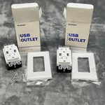 Elegrp Lot Of Usb Wall Outlet Receptacle 20A High Speed Charger Port Plate. Fixed Price $19.93.
