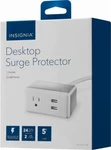 New Insignia Desktop Surge Protector 1-OUTLET/2-USB White 5' Cord NS-PDSU128. Fixed Price $14.20.