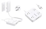 Trond Flat Plug Power With Outlet Cover + 2 Prong Strip: 1440J Su.... Fixed Price $56.86.
