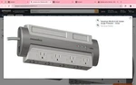 Panamax M8-EX Ac Outlet Surge Protector Silver. Fixed Price $60.00.
