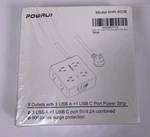 Powrui Power Strip Model AHR-803 With Outlets Usb Plus 1 C New. Fixed Price $18.00.