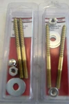 Lasco 04-3603 Toilet Screws 2 Packs Of (4 And Hardware Total). Fixed Price $9.99.