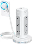 Rotating Plug Power Strip Tower Pd 20W, 10FT Semi-retractable Extension Cord Sur. Fixed Price $61.99.