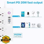 Xenon Smart Plug Power Strip, 4 Outlets Usbs, Alexa Google Home. Fixed Price $47.48.