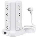 Power Strip Tower Surge Protector, 16 Outlet 4 Usb Ports Desktop Charging Sta.... Fixed Price $30.53.