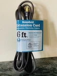 Intertek Household 6 Feet Extension Electrical Cord Type Color: Brown.. Fixed Price $7.50.