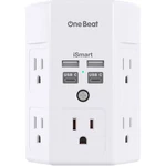 5 Outlet Extender Surge Protector Multi Plug Wall Adapter Usb Charger Ports With. Fixed Price $17.23.