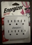 Energizer Grounded Wall Tap 6 Ac Outlets Plug New. Fixed Price $13.99.