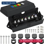Cheemuii 7 Way Trailer Junction Box Weatherproof Pin Wiring. Fixed Price $11.99.