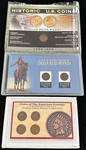 U.s. Indian Head Cent Collections - Three Sets Holders 7 Coins Total. Fixed Price $35.00.