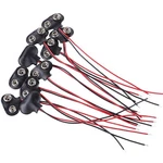 10 Pack 9V Battery Clip Connector, Type Faux Leather Long Cable Housing.... Fixed Price $6.69.
