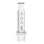 Pop Up Outlet For Countertop, Receptacle Power Strip With 3 2 Usb P.... Fixed Price $47.86.