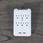 Litesun Current Taps With Surge Protector LA-102S 6-PLUG Outlet 2-USB. Fixed Price $11.99.