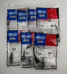 Lot Of 7 Tripp-lite P006-001 C13 5-15P 125V 10A Power Extension Cord Cables. Fixed Price $23.99.