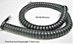 5-PACK Lot Dark Gray (black) 12FT Nortel Phone Handset Cord Norstar T7316E Coil. Fixed Price $16.99.