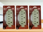 3 Pack Ace Outlet Wall Plug With Night Light Grounded Power Tap Adapter. Fixed Price $21.99.