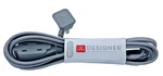 Globe "9 Foot" Fabric Indoor Extension Cord Grey 16/2 Gauge 3 Outlets 125V New. Fixed Price $15.95.