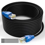 Outdoor Ethernet Cable 150 Feet Heavy Duty Internet Cord Waterproof. Fixed Price $38.01.