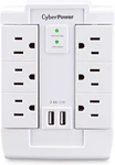 Cyberpower CSP600WSURC2 Surge Protector, 1500J/125V, Swivel Outlets, Usb Cha. Fixed Price $50.13.