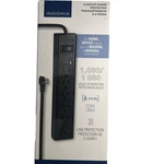 Insignia 6-OUTLET 1080 Joules Surge Protector Ft Cord 3 Line Protection 24I18B. Fixed Price $11.95.